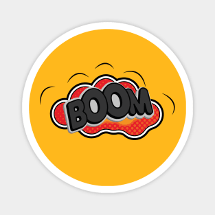 Comic Boom Onomatopoeia Magnet